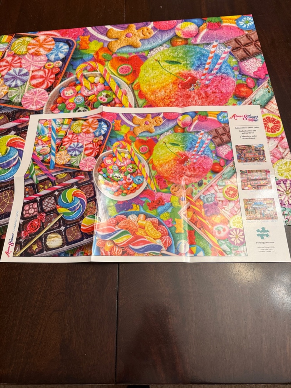 Buffalo Aimee Stewart Candylicious  Puzzle 1000 pieces. Complete.  Done once - Picture 6 of 7